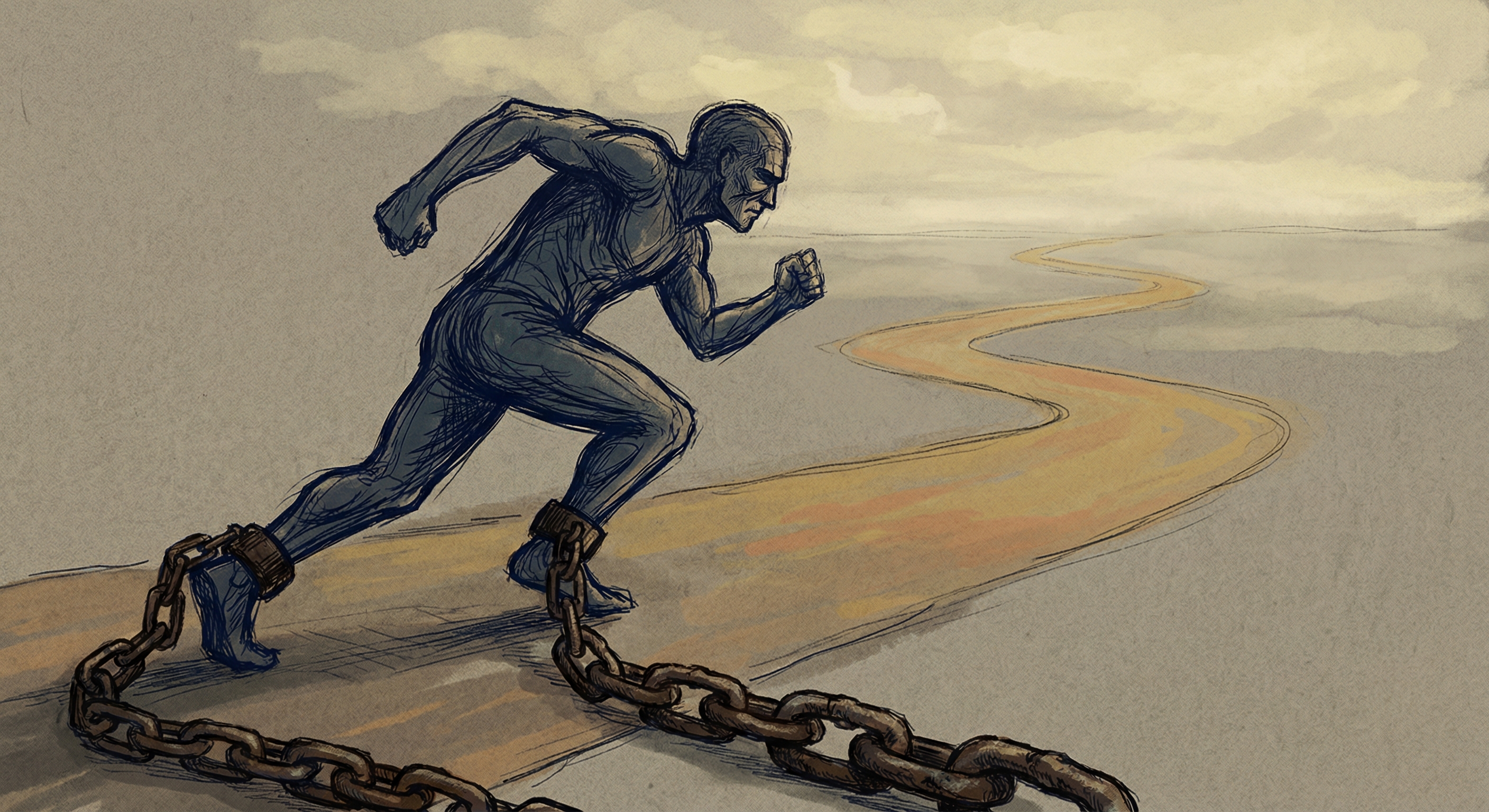 不是不想,是不能:被锁链束缚的奔跑者